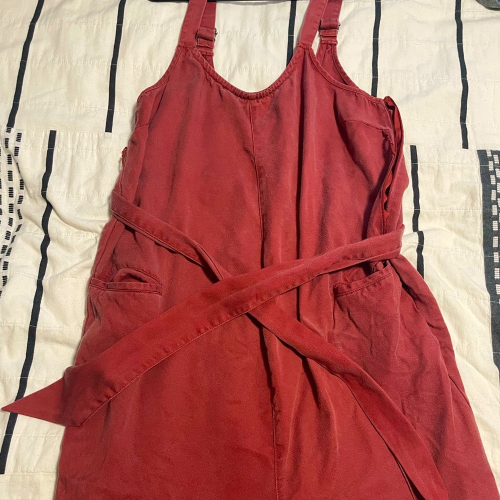 A Pea in the Pod maternity overall jumpsuit